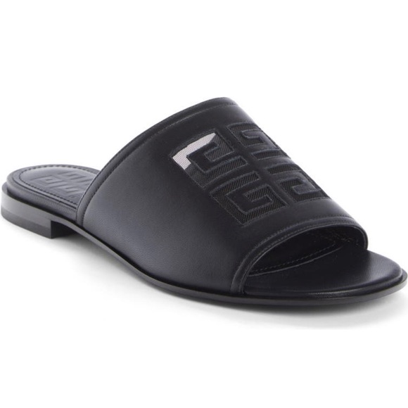 Givenchy Cutout 4G Logo Slide Sandal Black Size 39EU - Picture 11 of 11